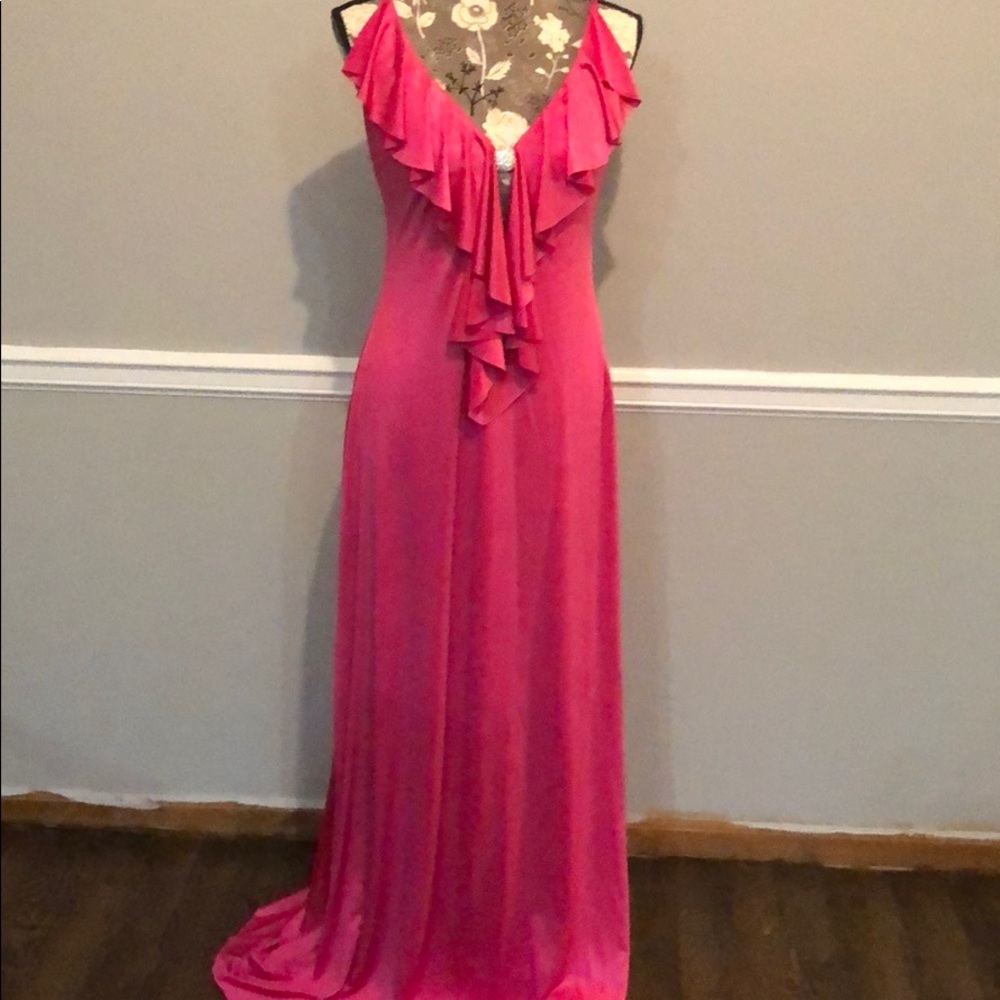 Cache Hot Pink silk dress